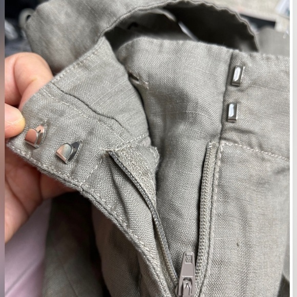 Eileen Fisher Tapered Linen pants tan size XL - Picture 8 of 8